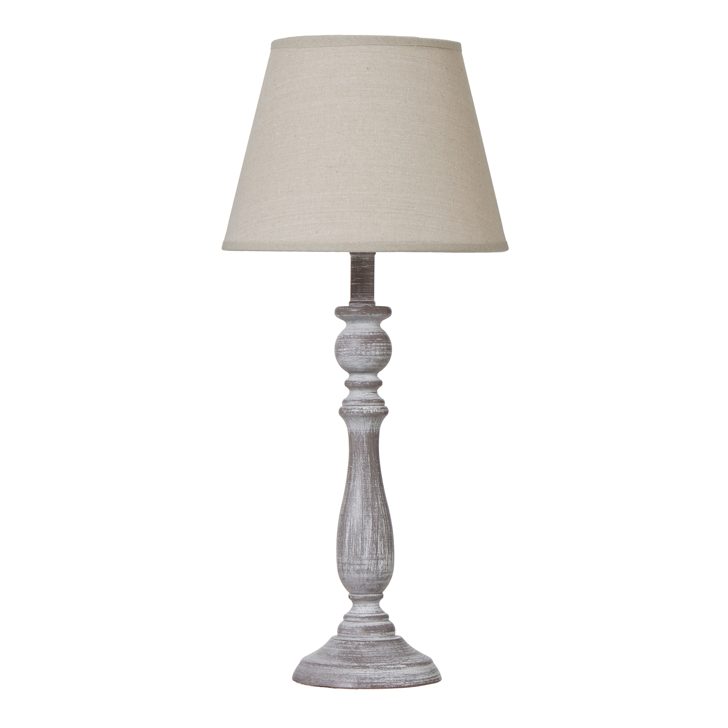 Dunum Column Table Lamp With Linen Shade - Corinthia Corner