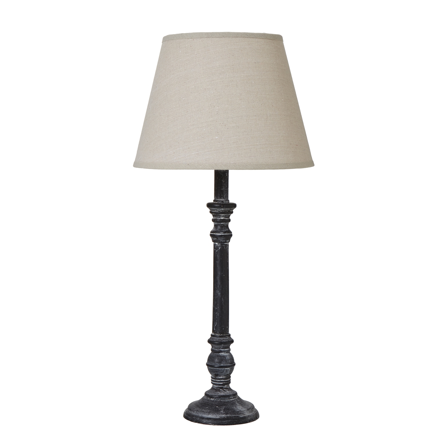Isca Stem Table Lamp With Linen Shade - Corinthia Corner