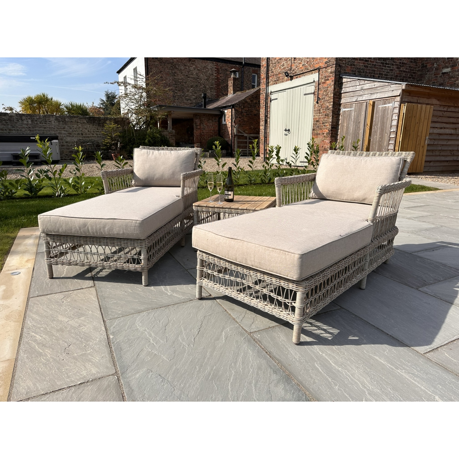 Provo Outdoor Sun Lounger Set - Corinthia Corner