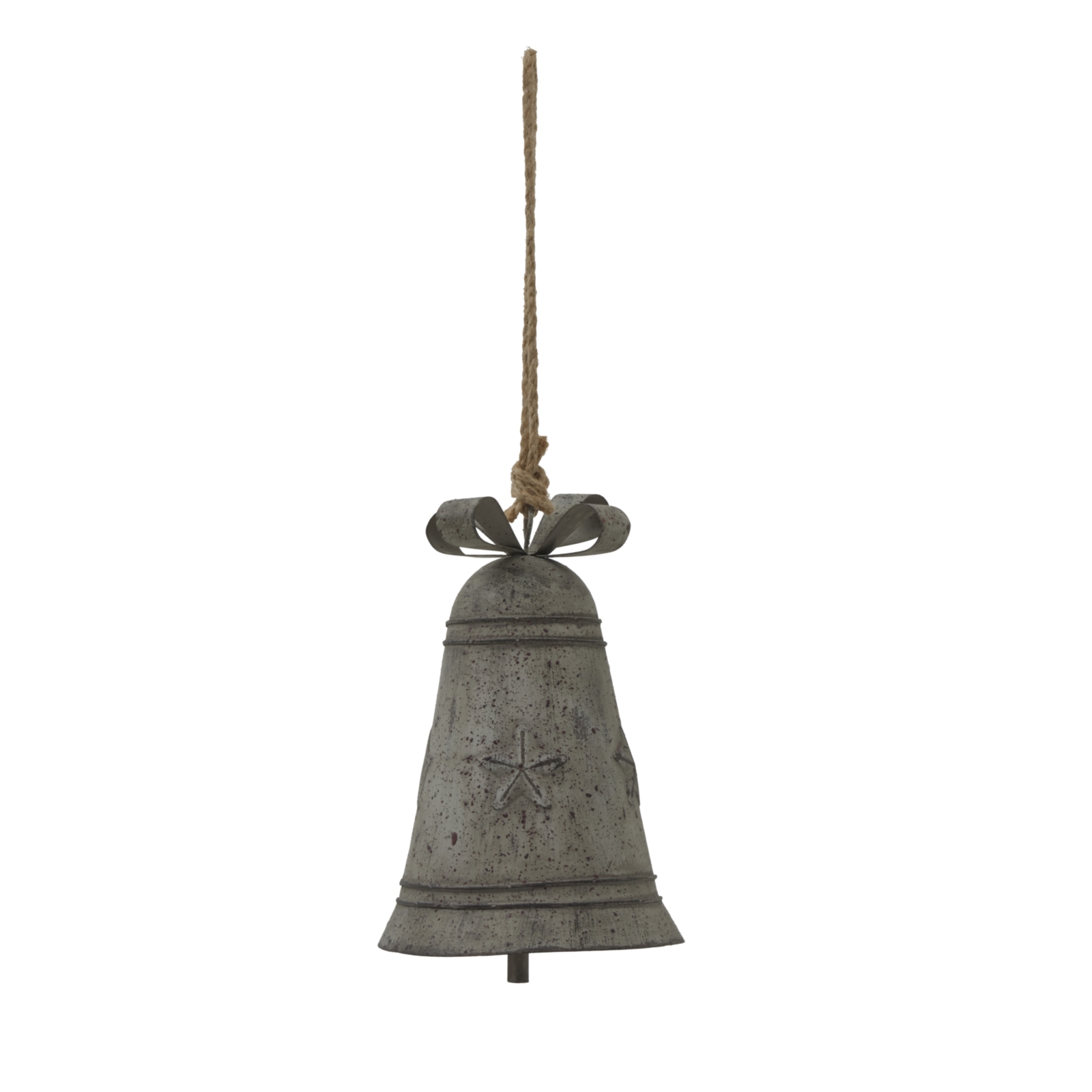 Rusto Metal Hanging Bell With Bow - Corinthia Corner