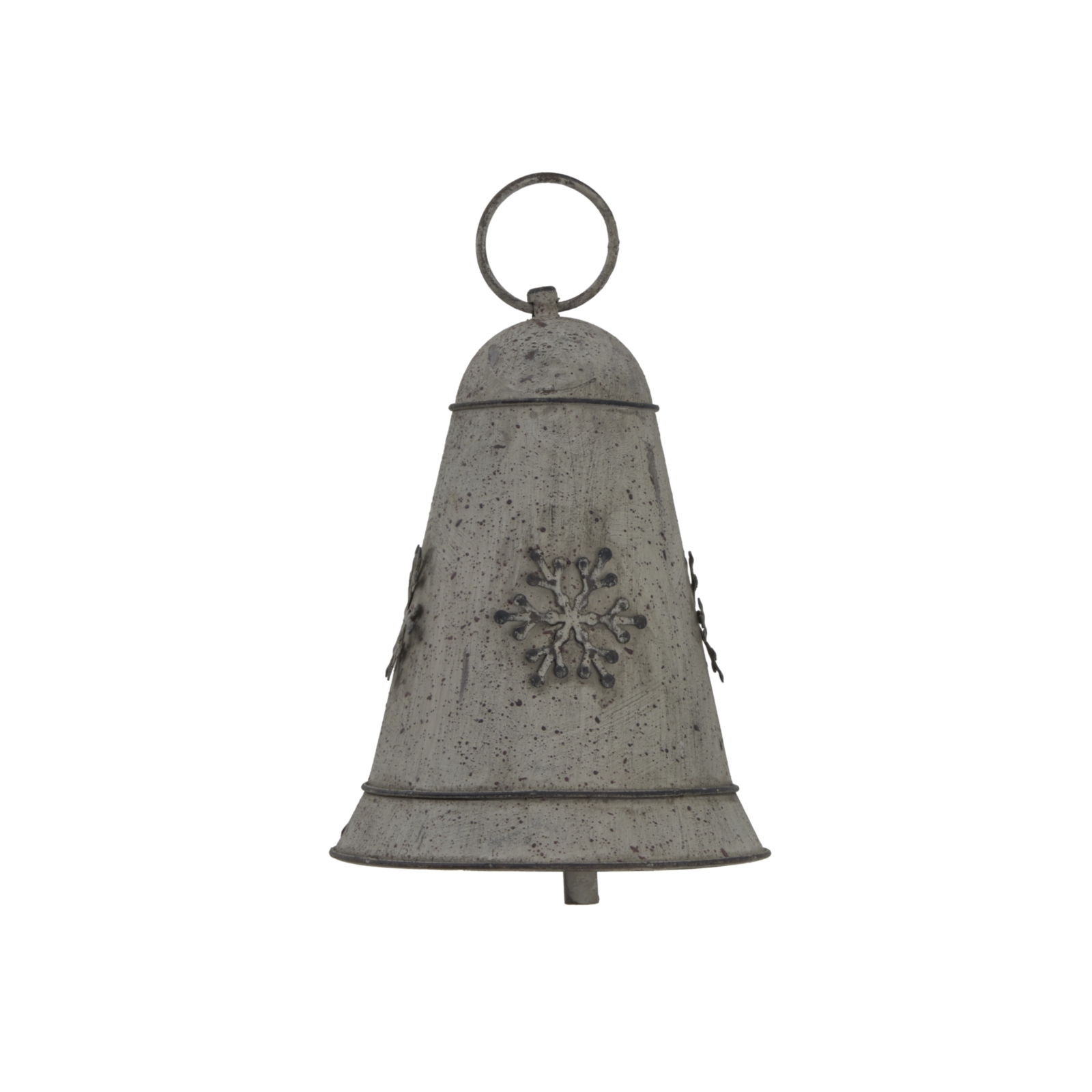 Rusto Metal Hanging Bell With Snowflake - Medium - Corinthia Corner