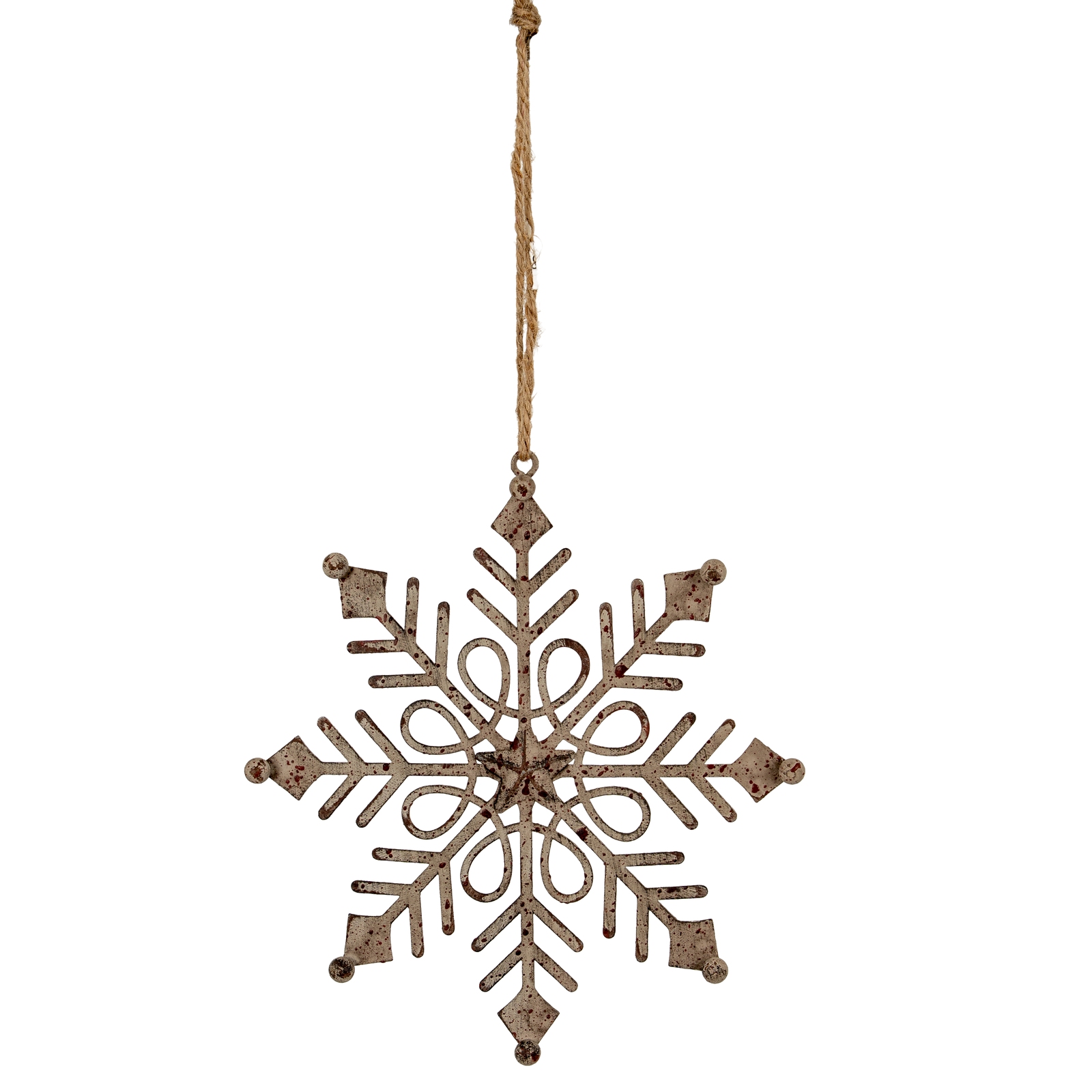 Rusto Hanging Gem Snowflake Decoration - Corinthia Corner