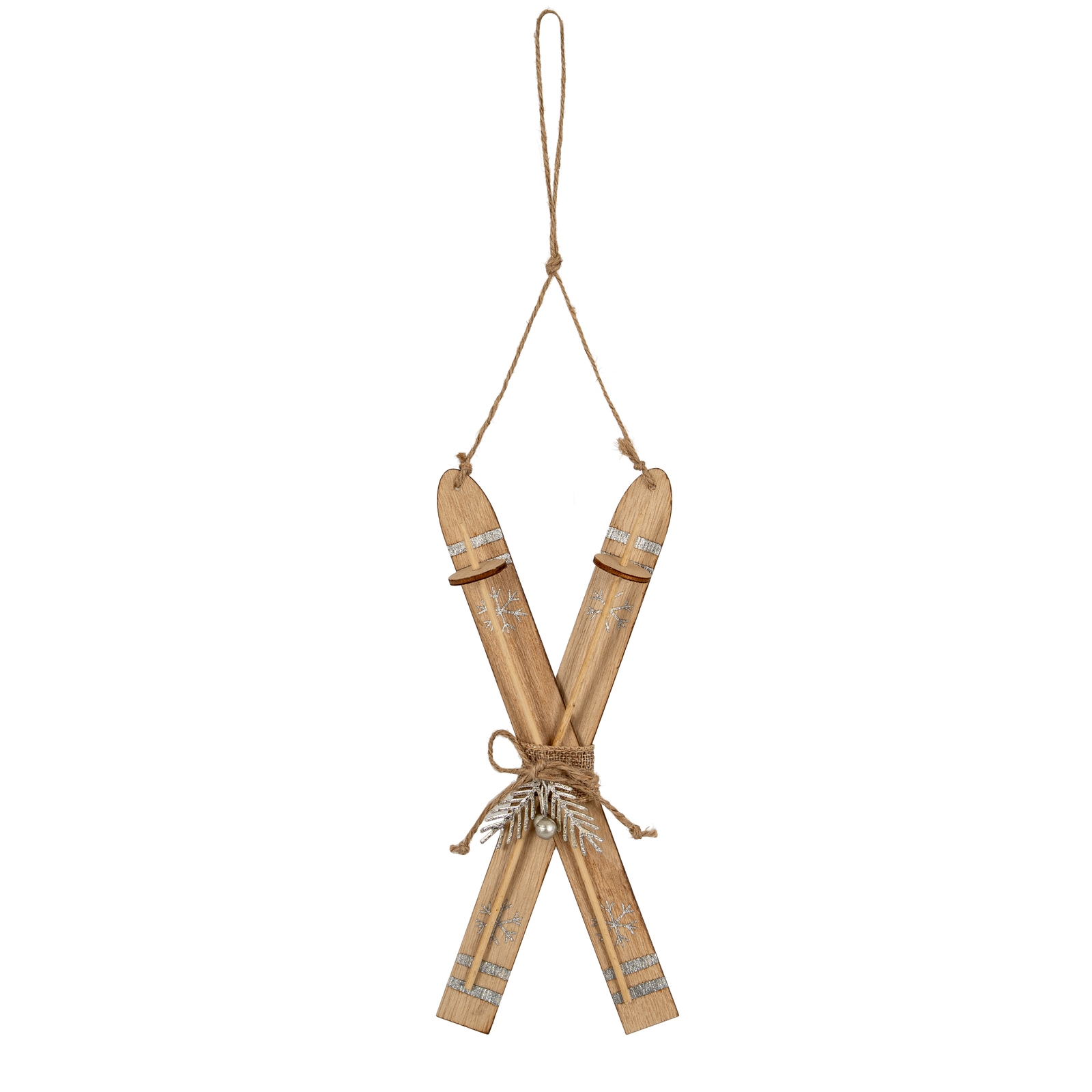 Natural Rustic Crossed Skis - Large - Corinthia Corner