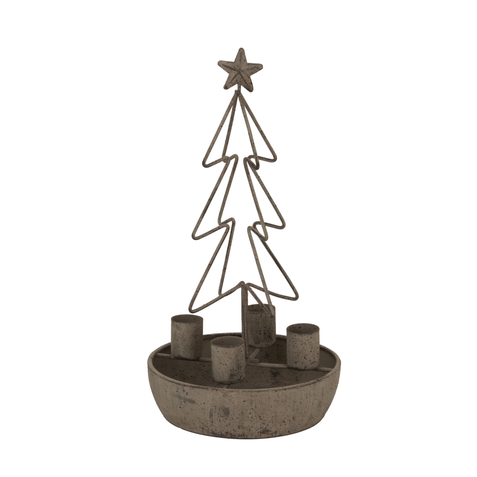 Rusto Outline Tree & Star Candle Holders - Corinthia Corner