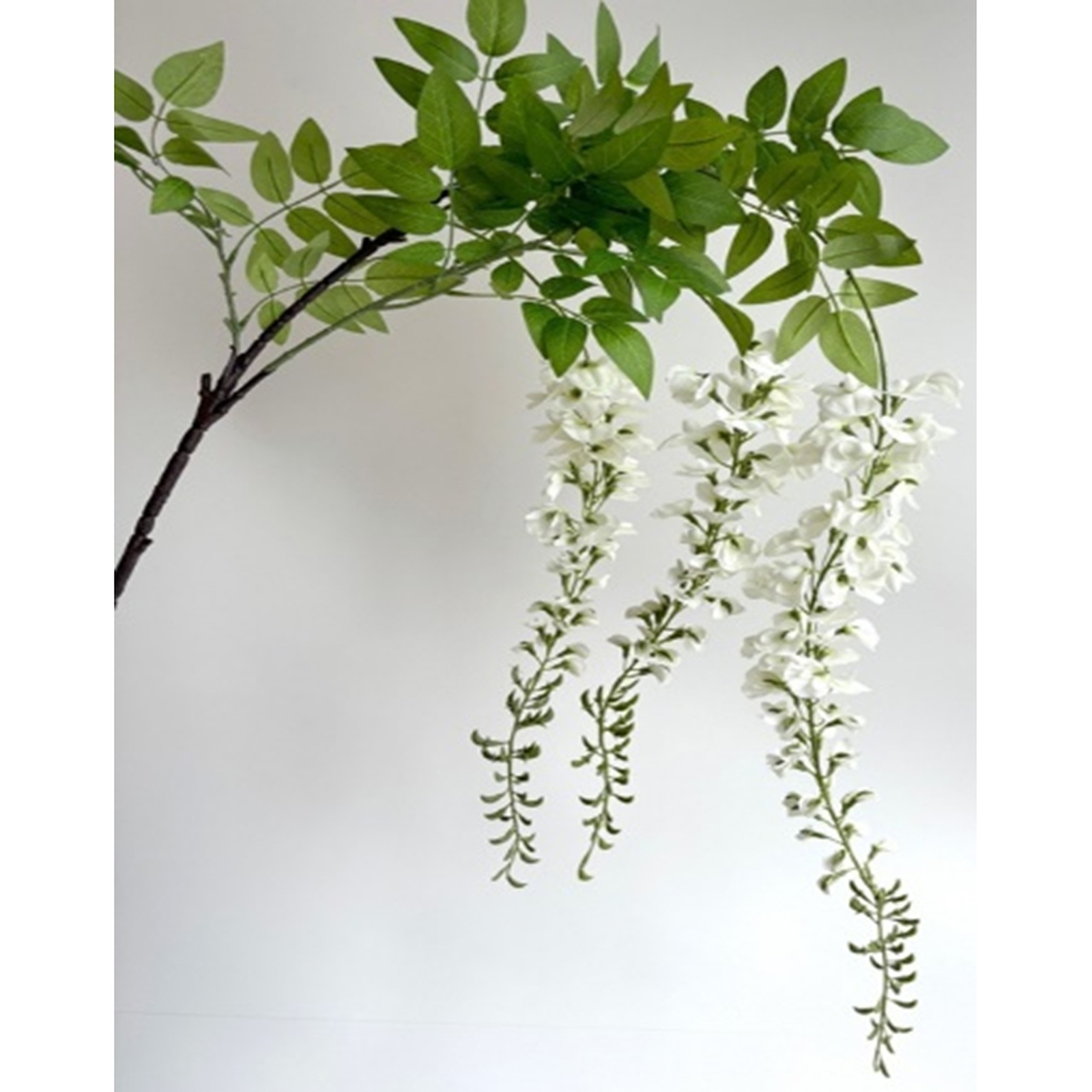 White Wisteria Spray - Large - Corinthia Corner