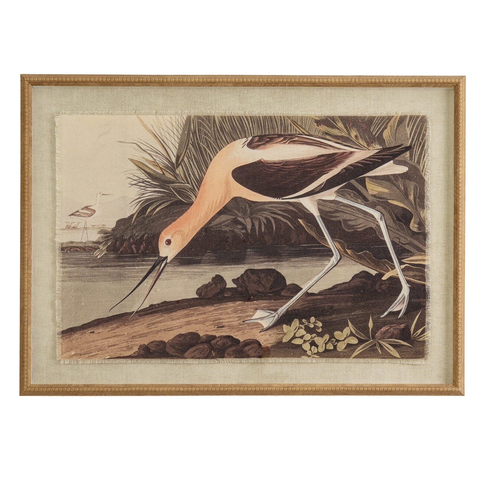 Flor Avocet Art In Beaded Frame - Corinthia Corner