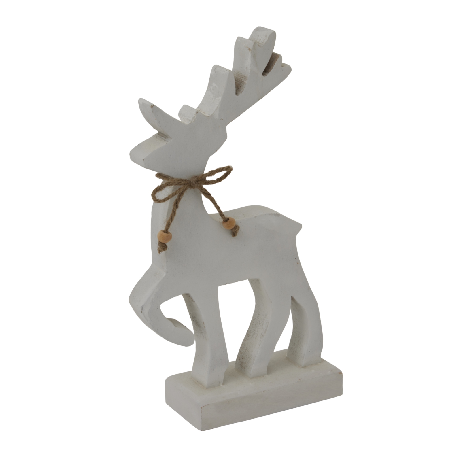 White Standing Reindeer - Large - Corinthia Corner