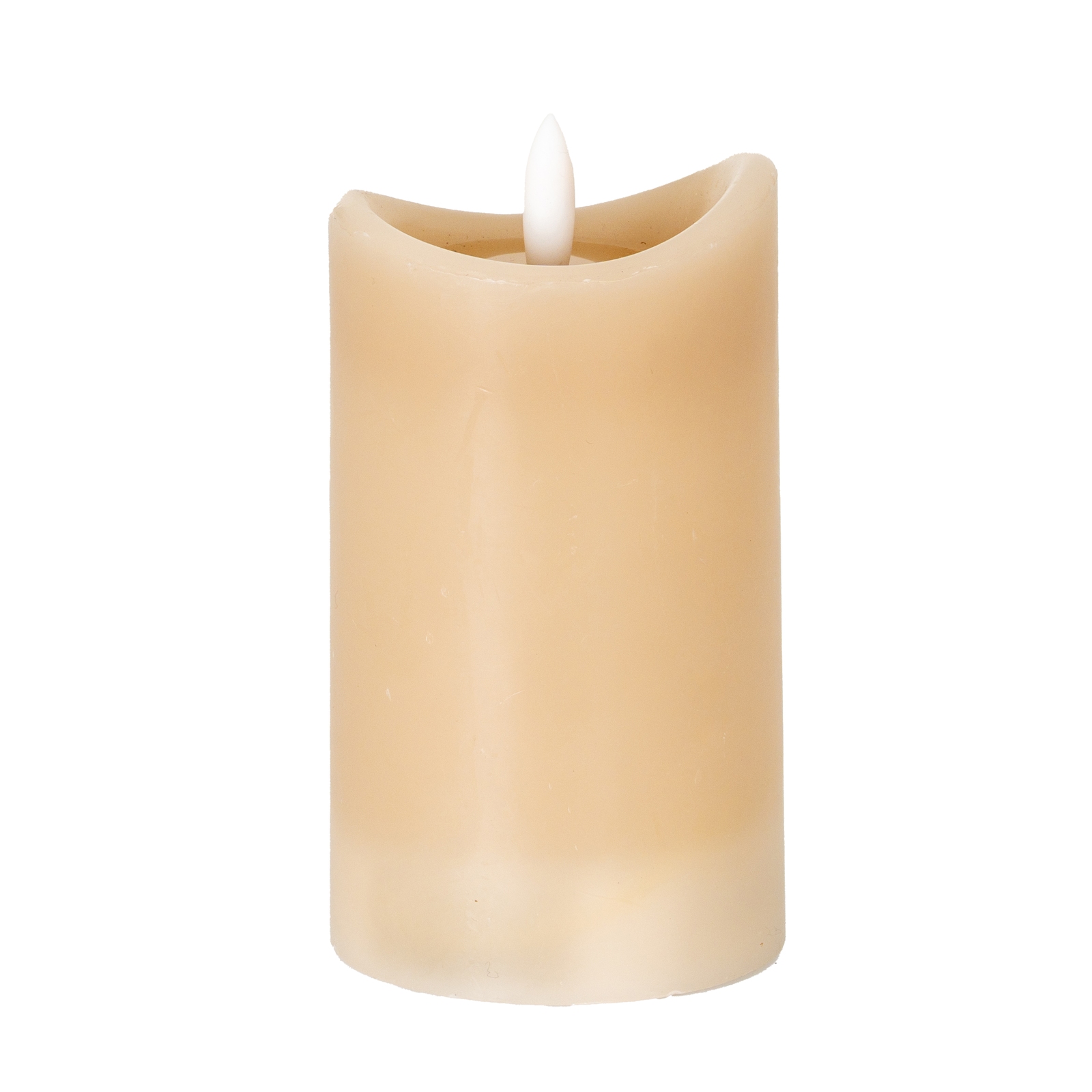 Nago Taupe Melted LED Candle - 2.75x5 - Corinthia Corner