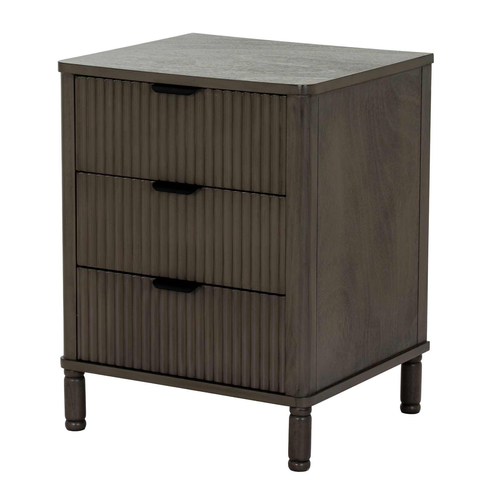 Reedo 3 Drawer Bedside Table - Corinthia Corner