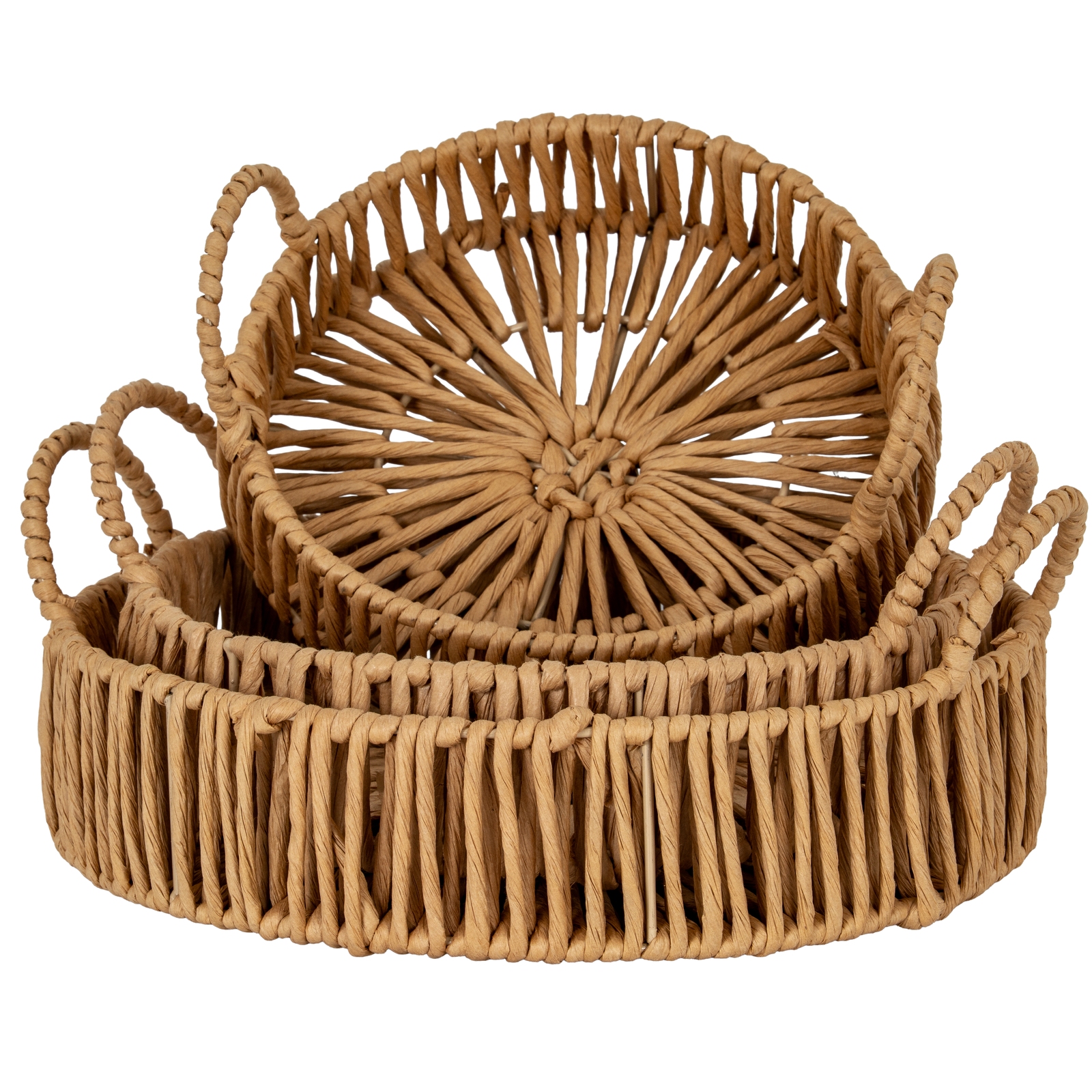 Loop Handle Round Tray Set of 3 - Large - Corinthia Corner