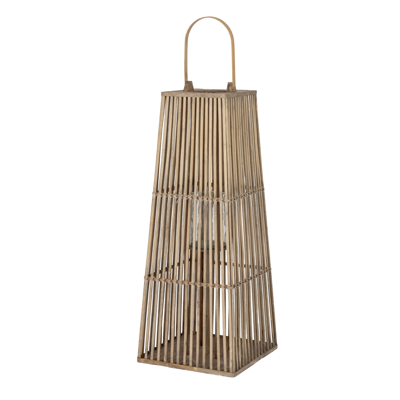 Siloz Wicker Lantern With Glass Holder - Large - Corinthia Corner