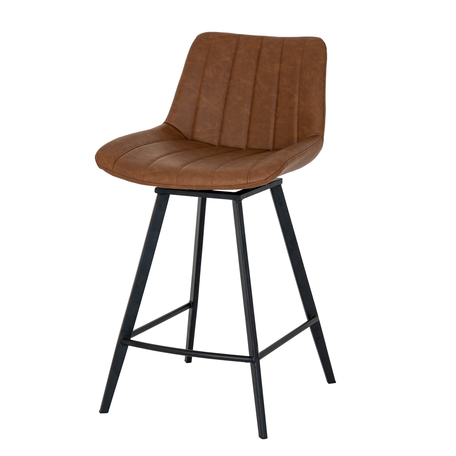Malmo Tan Swivel Bar Stool - Corinthia Corner