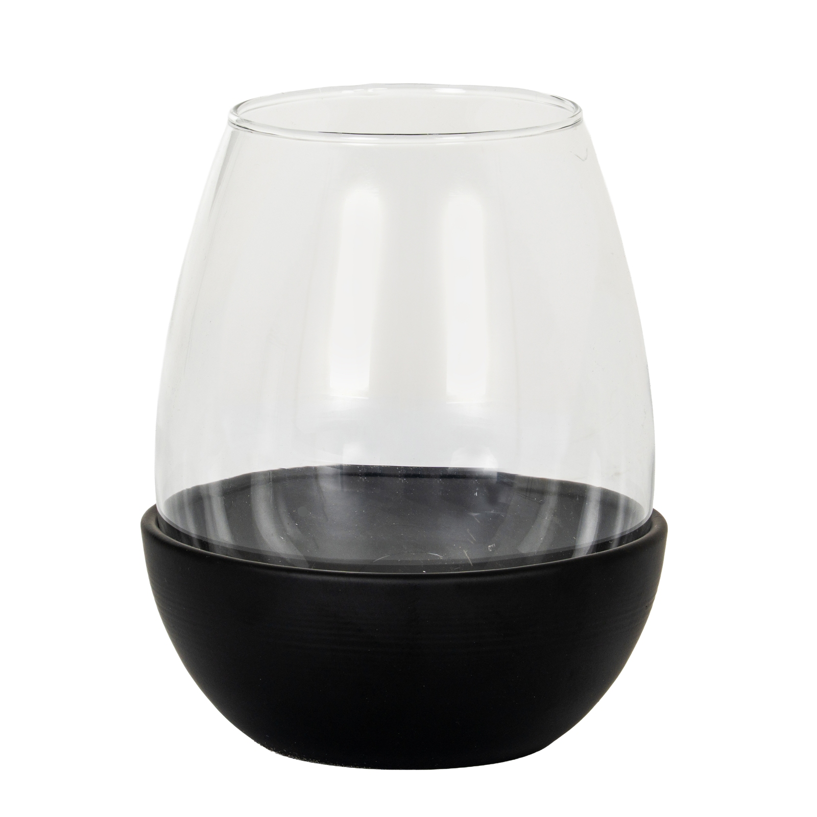 Neris Candle Holder With Glass Goblet - Medium - Corinthia Corner