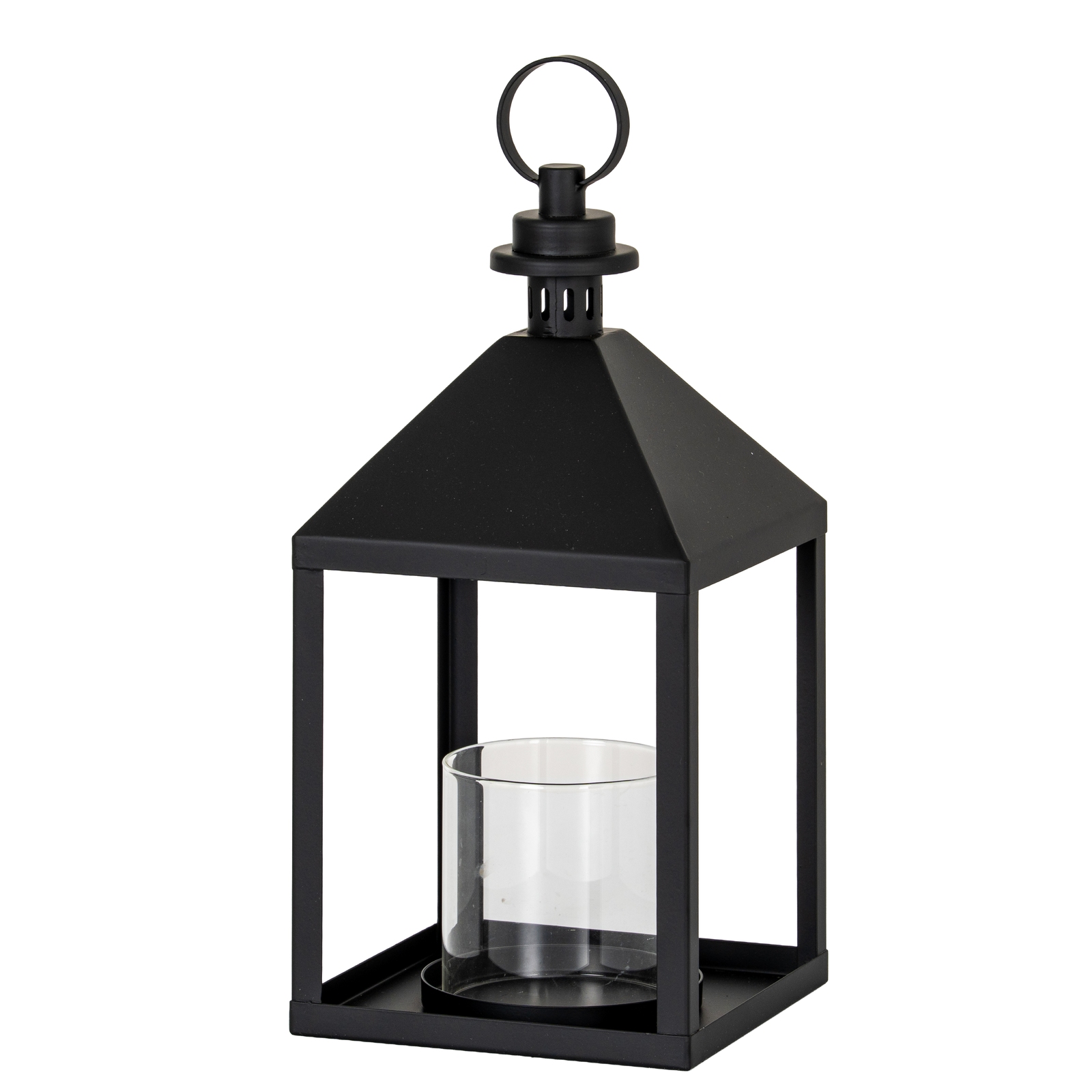Asto Lantern With Glass Candle Holder - Medium - Corinthia Corner