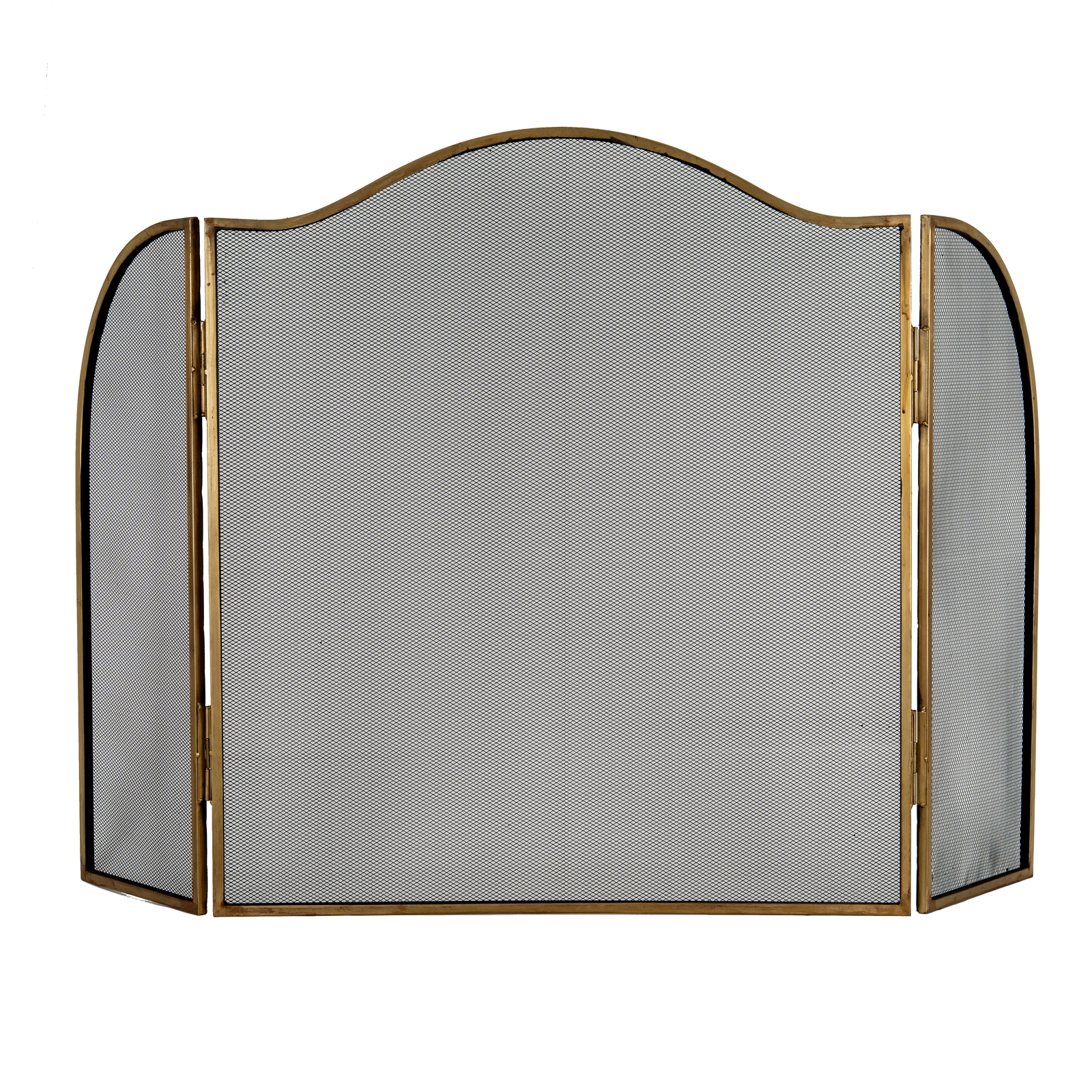 Antiqo Brass Fire Screen - Large - Corinthia Corner