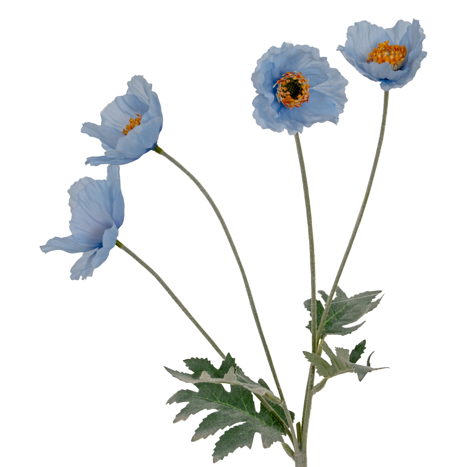 Blanor Blue Papaver Poppy Spray - Corinthia Corner