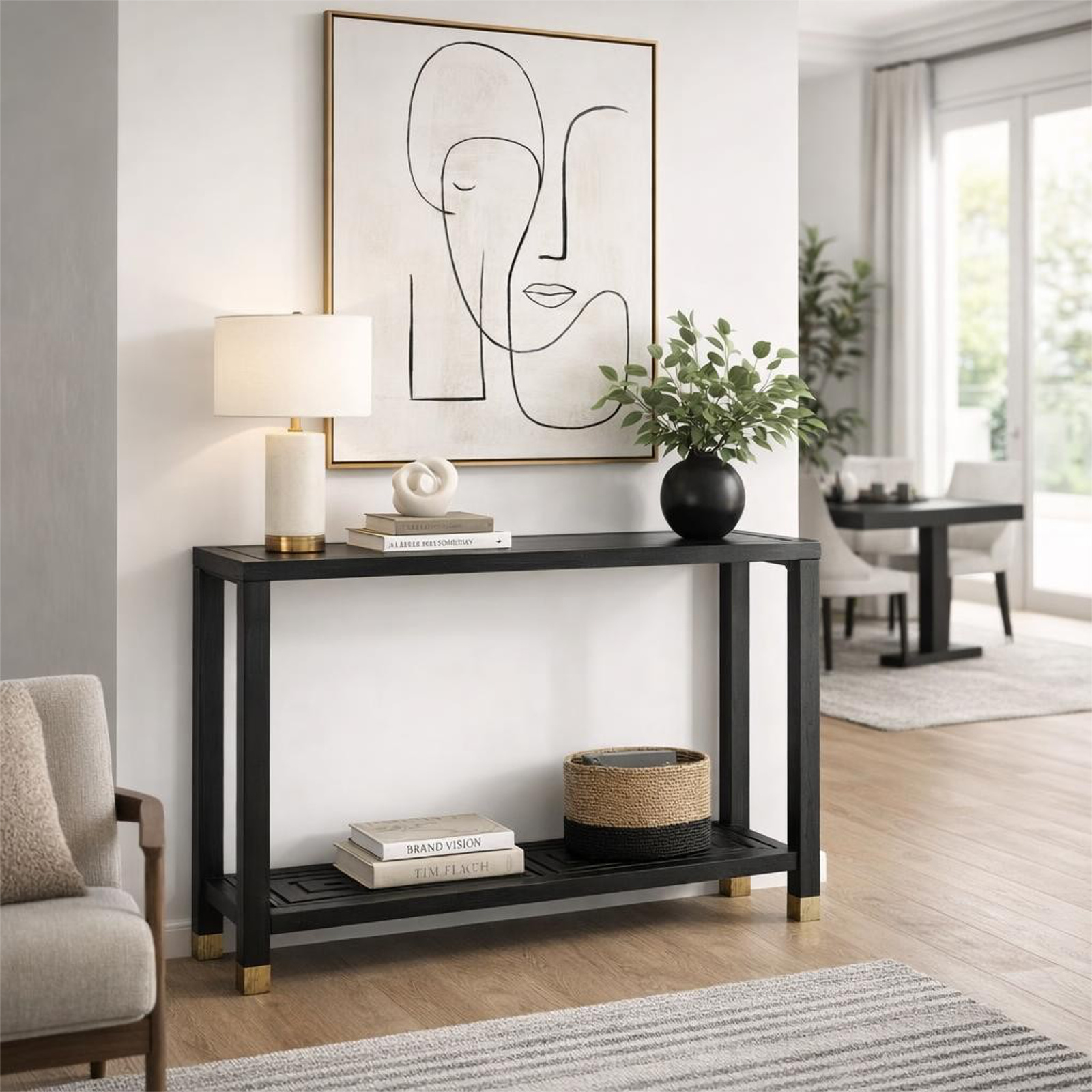 NOIR Console Table - Black