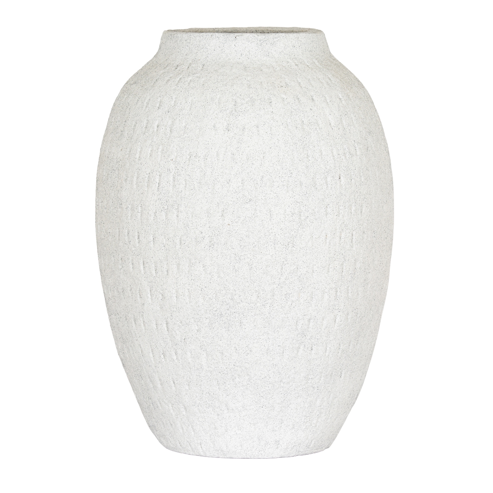OBSIDIAN Large Tall Vase - White