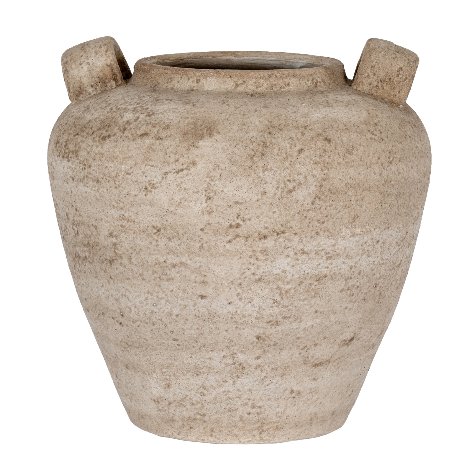 CLAYMORE Large Urn Vase With Handles - Brown