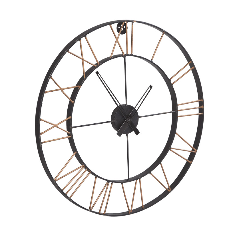 LEXINGTON Metal Clock Large - Black - Elfrida Interiors