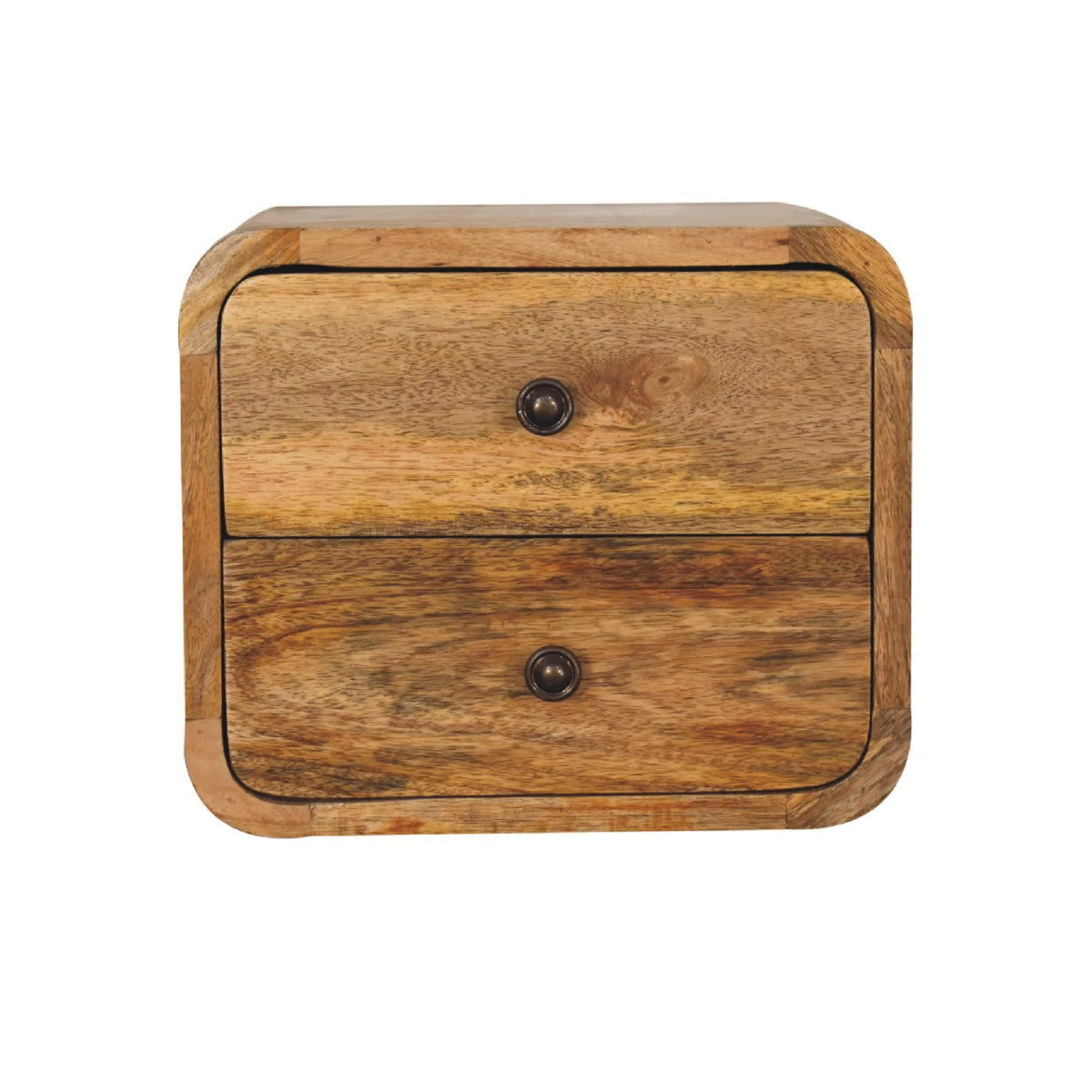 Bedside Table - TINY Wall Mounted Nightstand Oak 30cm - Beasley & Sons