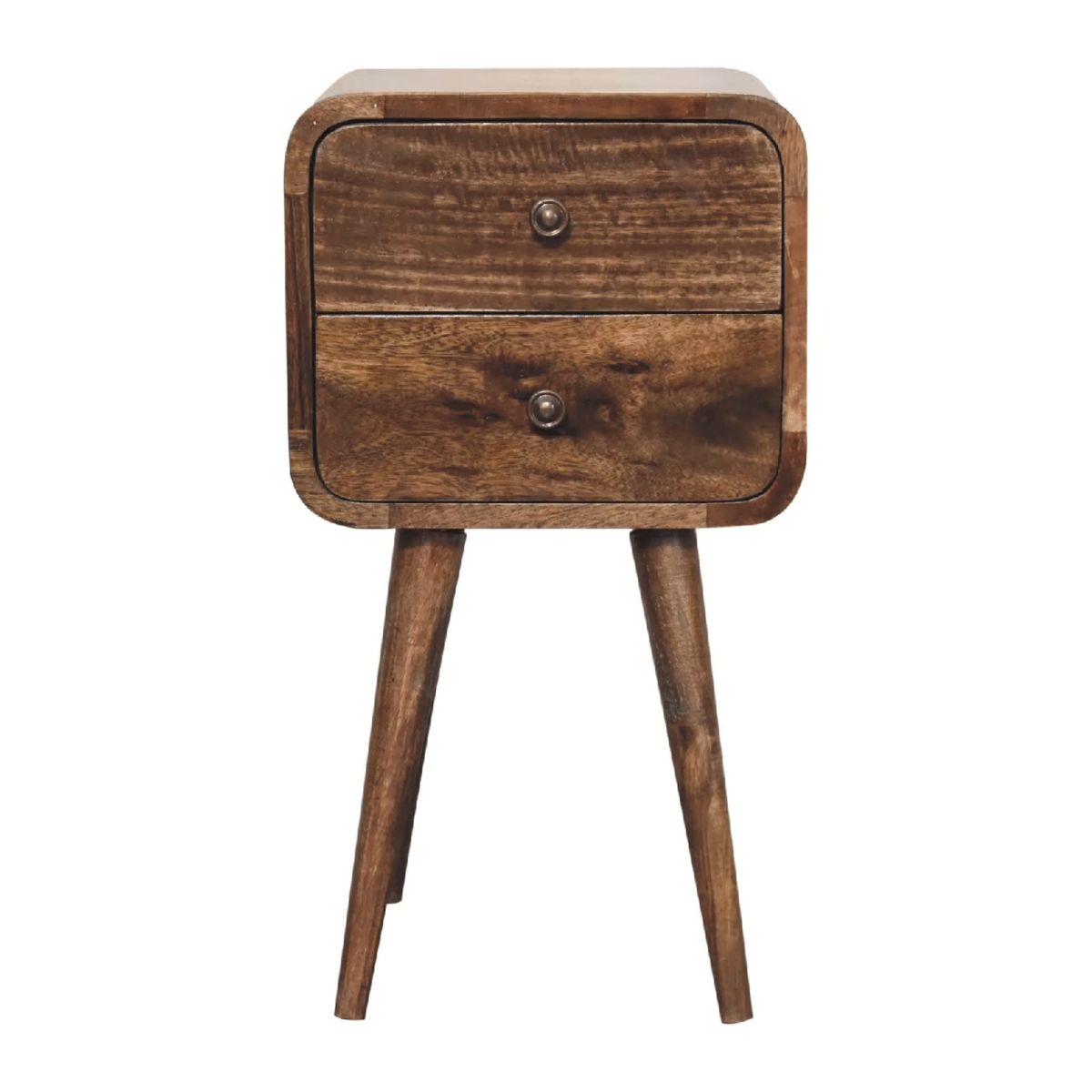 Bedside Table - OAKHAM Nightstand Classic Grey Finish 30cm - Beasley & Sons