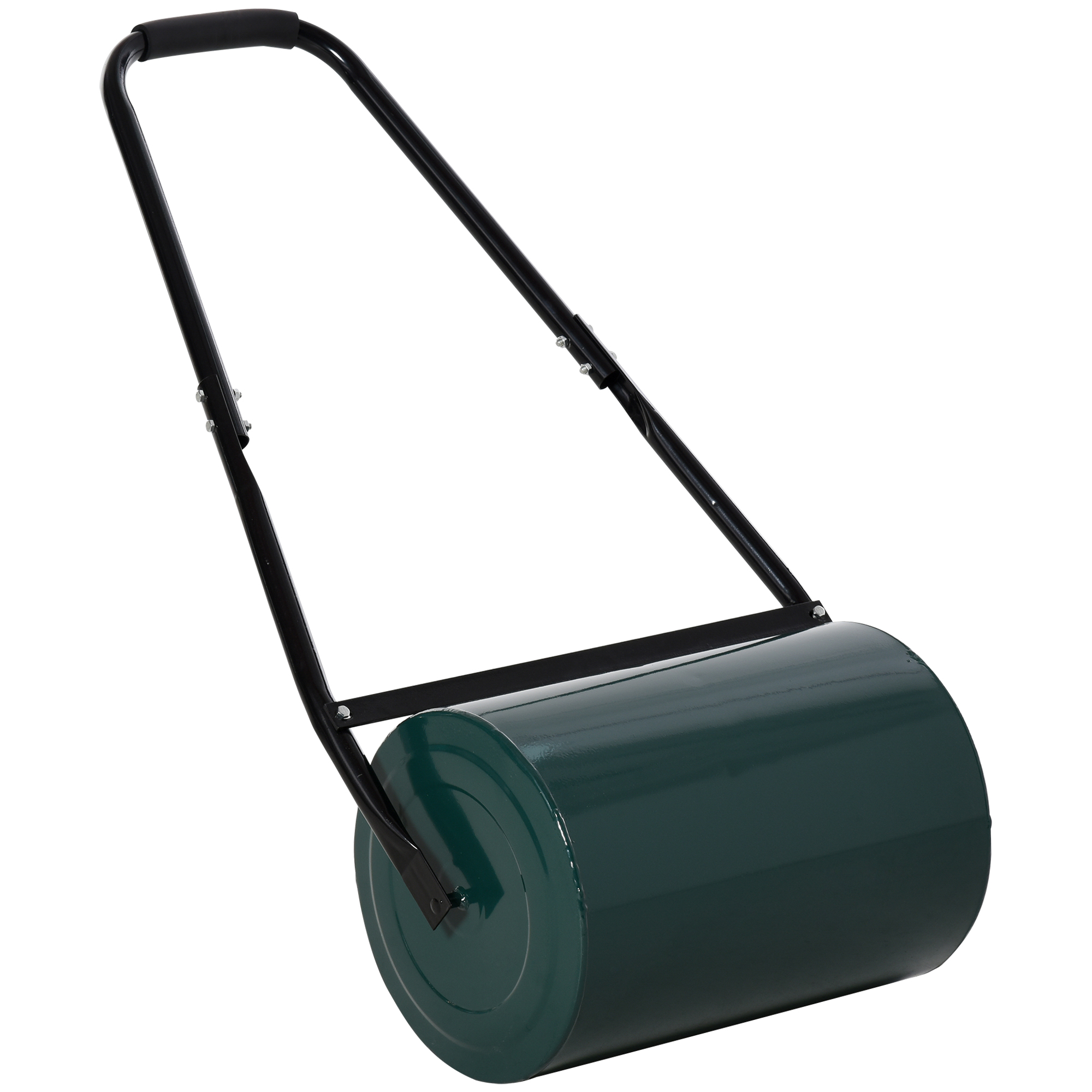 30 L Heavy Duty Water Or Sand Filled Î 30cm Garden Steel Lawn Roller Drum - Green - Life Essentials