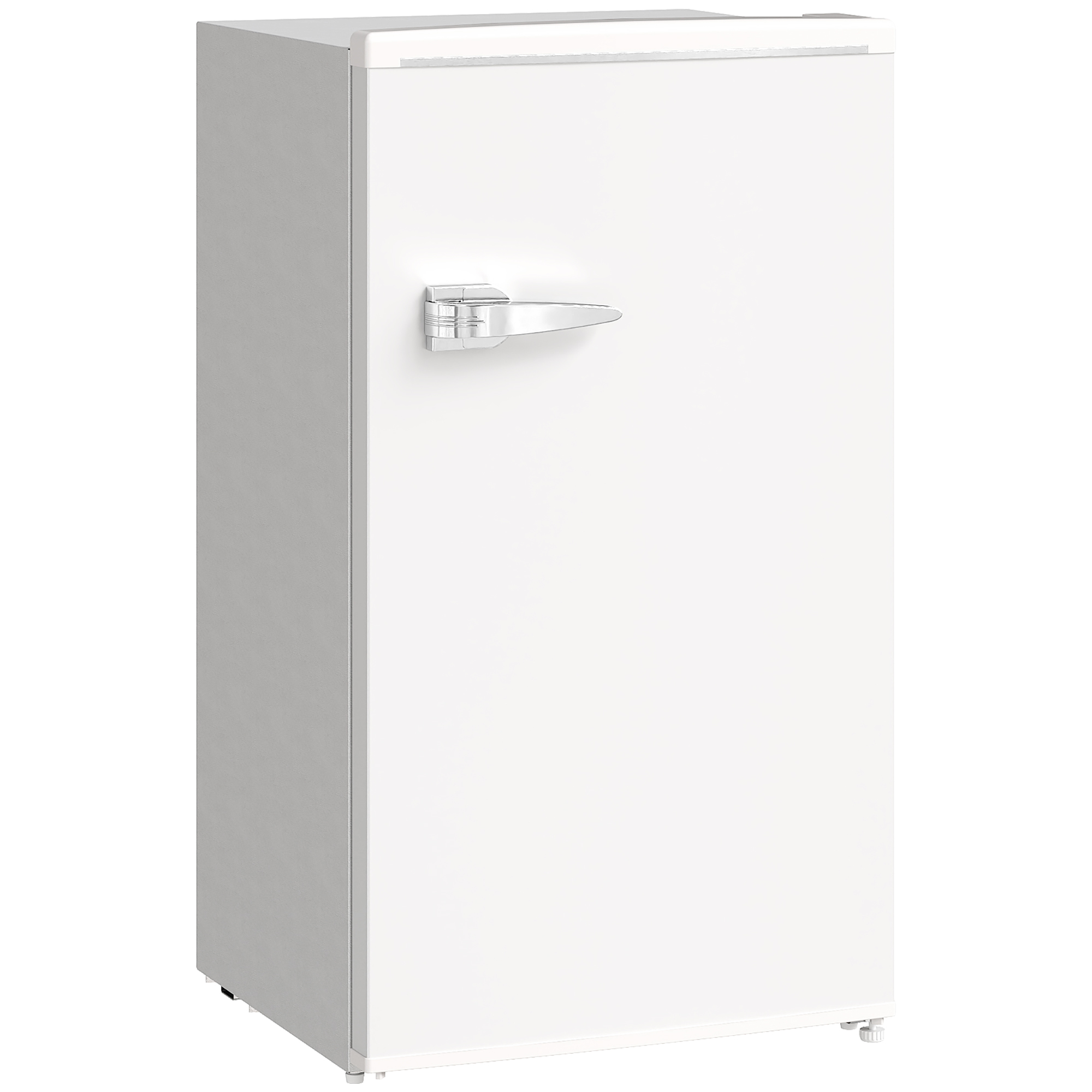 HERON Under Counter Fridge Small Retro Refrigerator White - Life Essentials