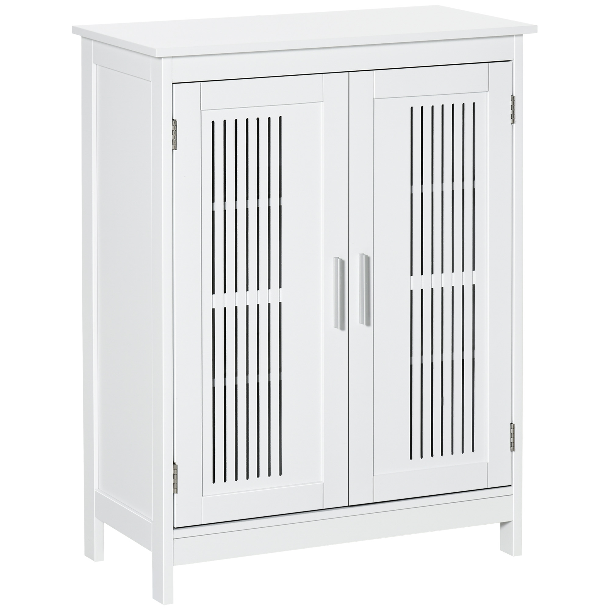 KANSAS Modern Bathroom Floor Cabinet White - Life Essentials