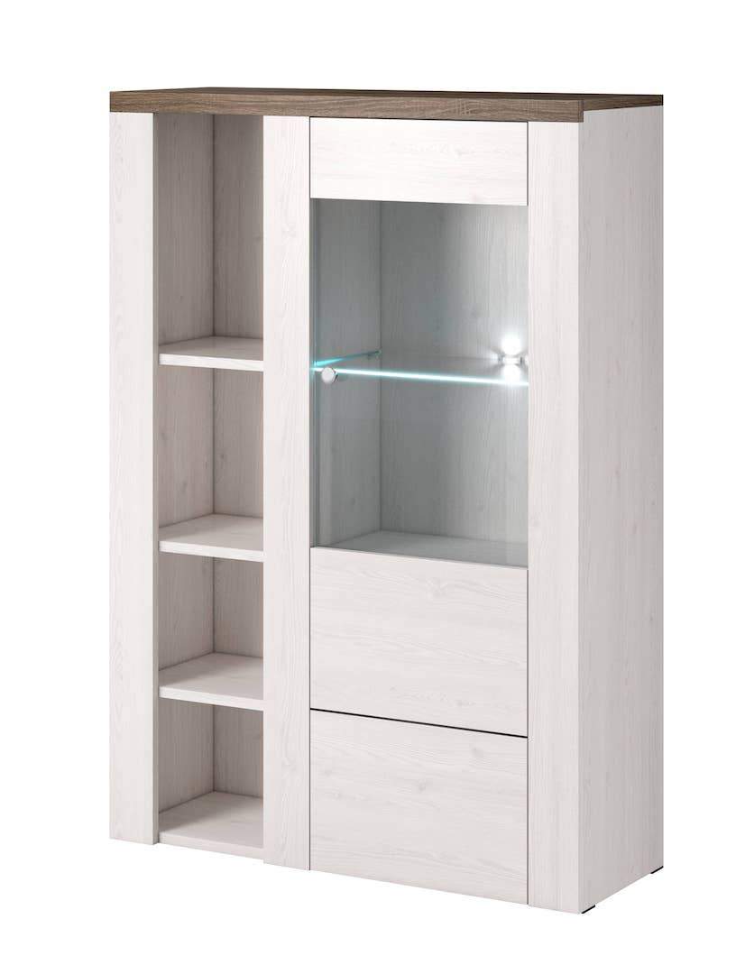 Rainbow 44 Sideboard Display Cabinet - Oak Sibiu Larche - Art Nest