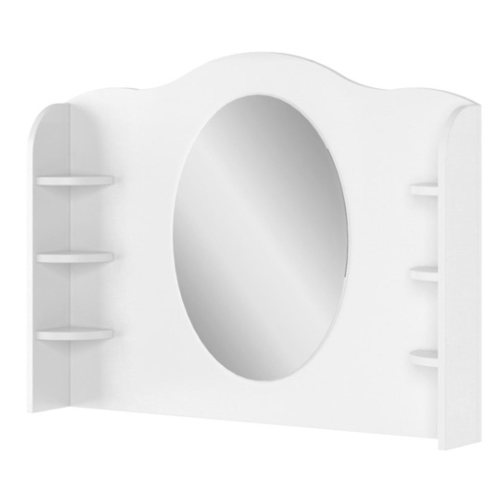 Moon LN-06 Desk Hutch with Mirror - Art Nest