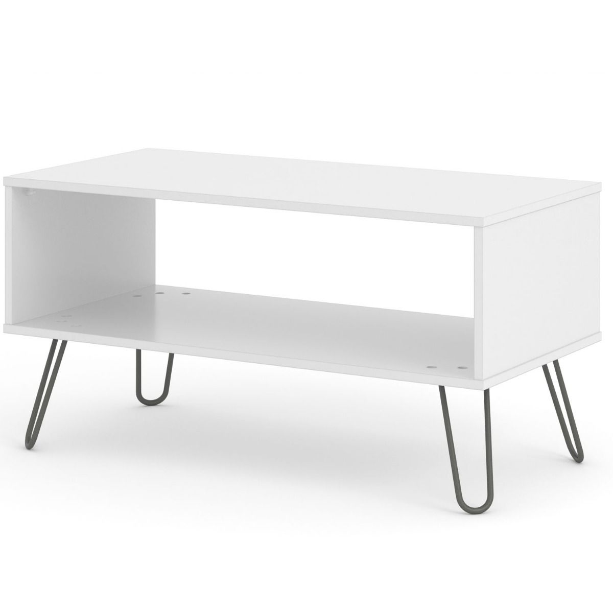 Augusta White Open Coffee Table - Colton & Sawyer