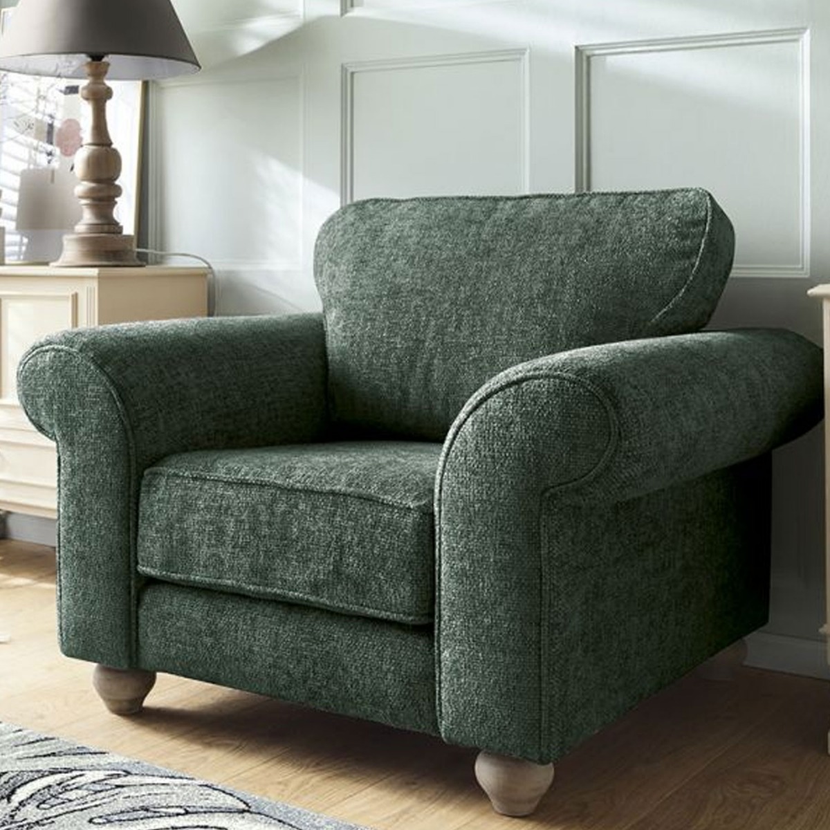 Zazzles Armchair - Jungle Green - Moonlight Interiors