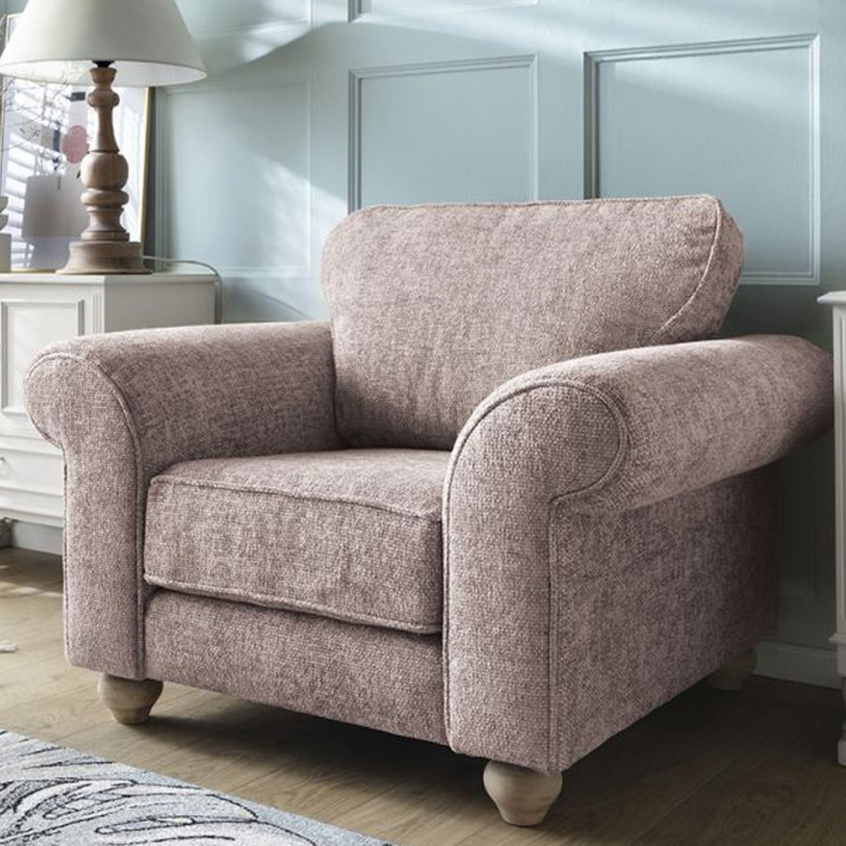 Zazzles Armchair - Woodrose - Moonlight Interiors