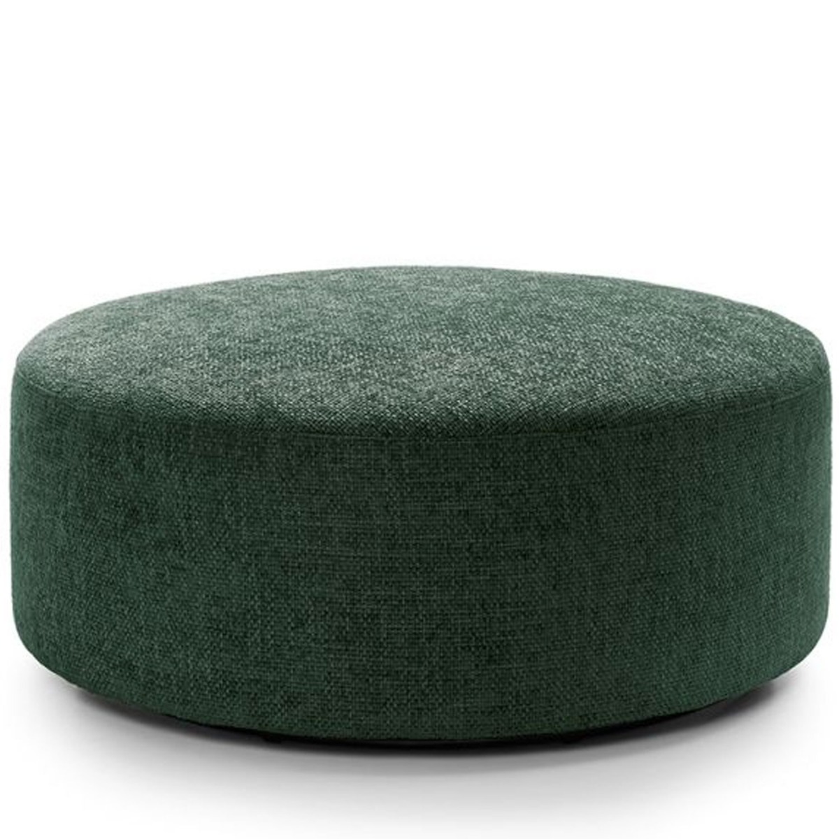 Zazzles Smart Linen Large Swivel Footstool - Jungle Green - Moonlight Interiors