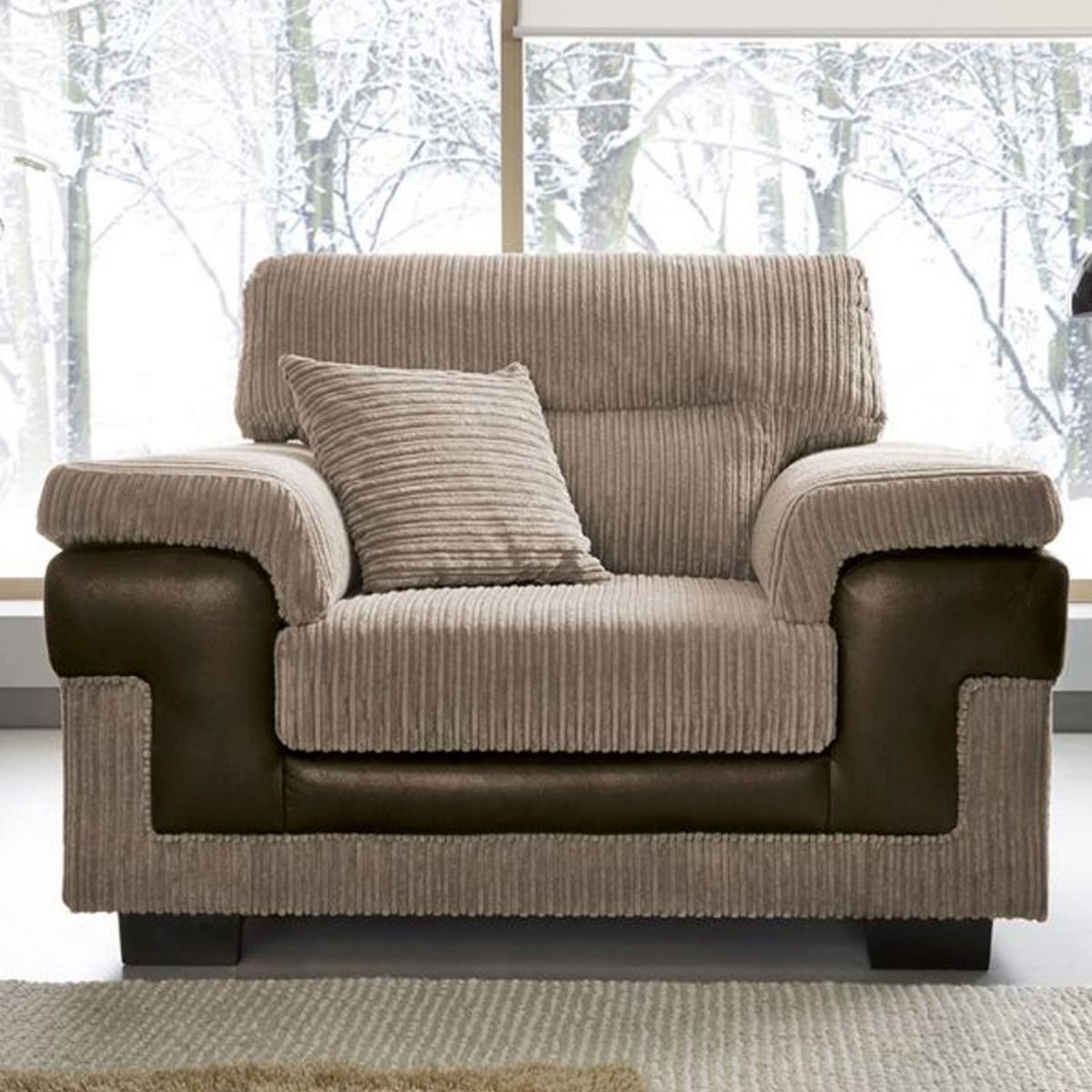 Nathaniel Armchair - Brown - Moonlight Interiors