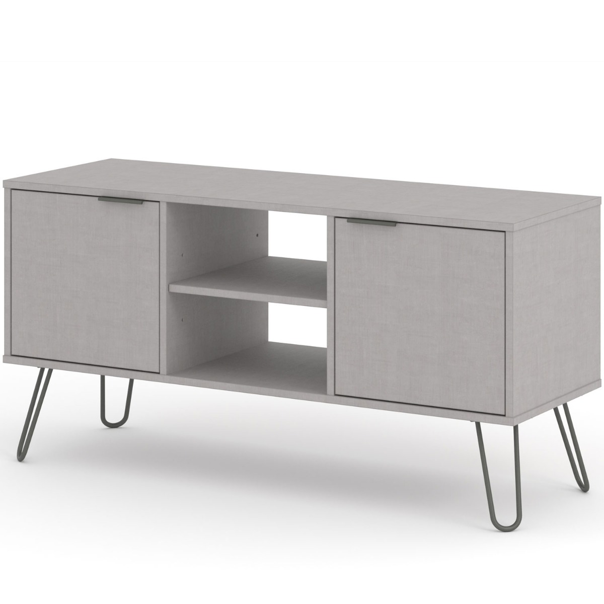 Augusta Grey 2 Door Flat Screen TV Unit - Colton & Sawyer