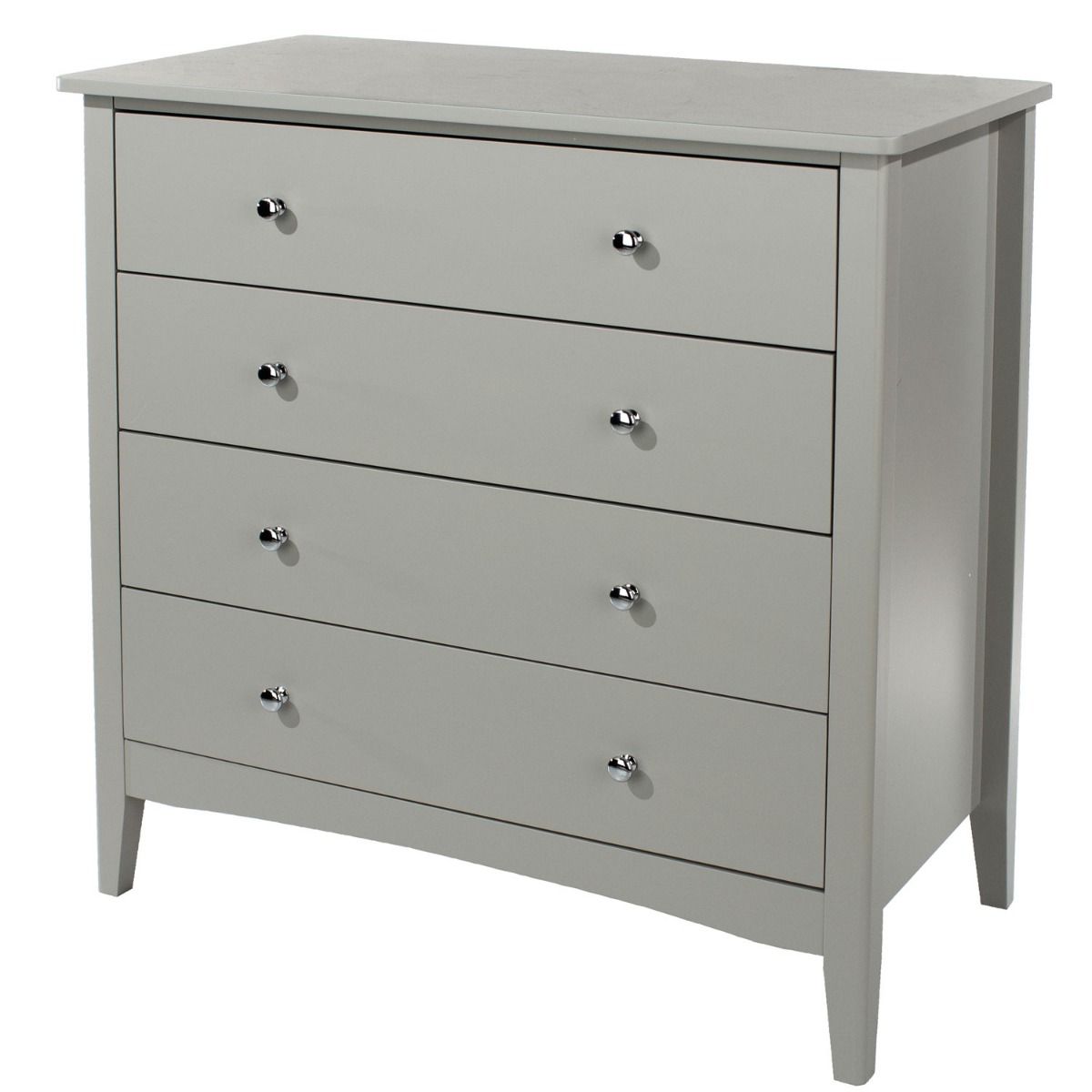 CASCAIS Grey Chest of Drawers - Medium-sized, 4 Drawers - Colton & Sawyer