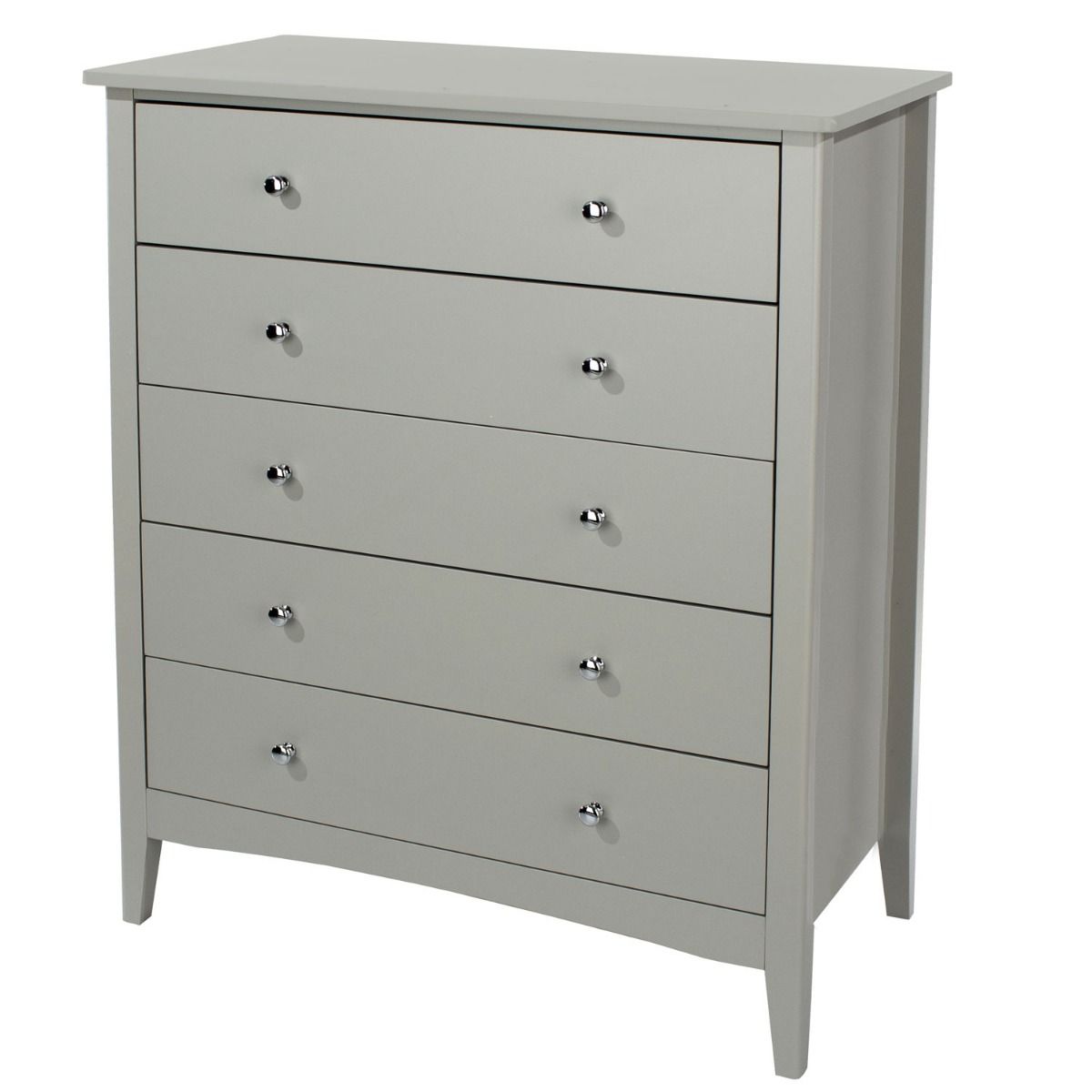 CASCAIS Grey Chest of Drawers - Medium-sized, 5 Drawers - Colton & Sawyer
