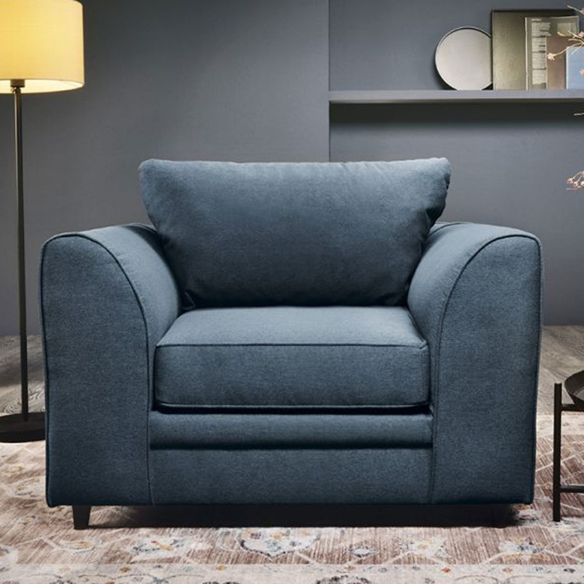 Charmaine Armchair - Teal - Moonlight Interiors