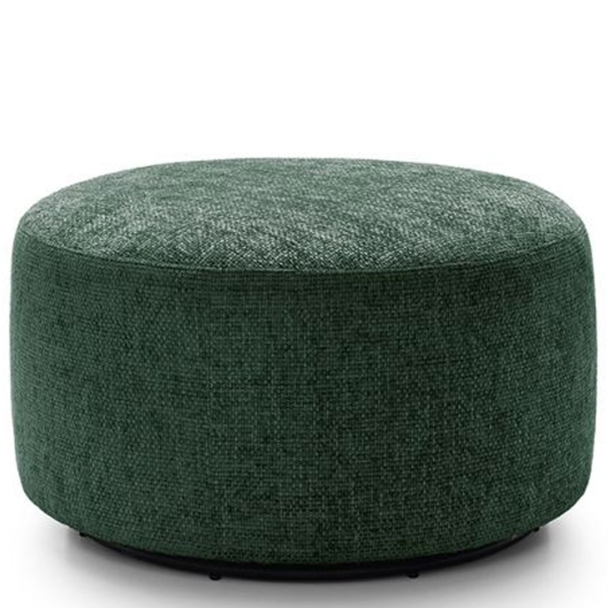 Zazzles Smart Linen Swivel Footstool - Jungle Green - Moonlight Interiors