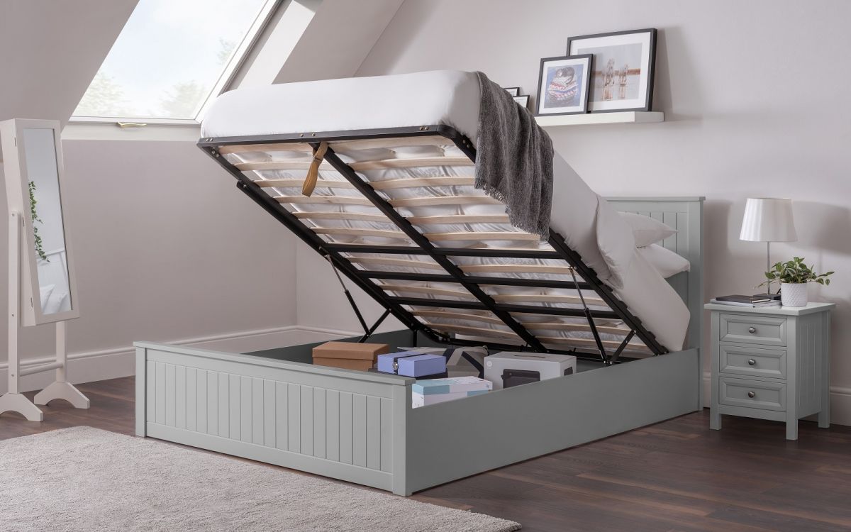 Maine Ottoman Bed - Dove Grey - JB Collections