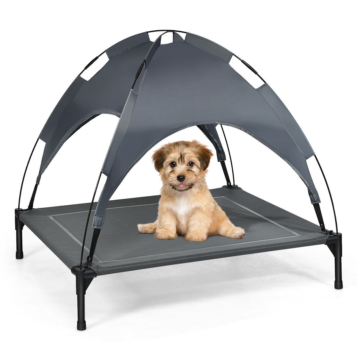 Elevated Pet Bed with Removable Canopy - Savings Store