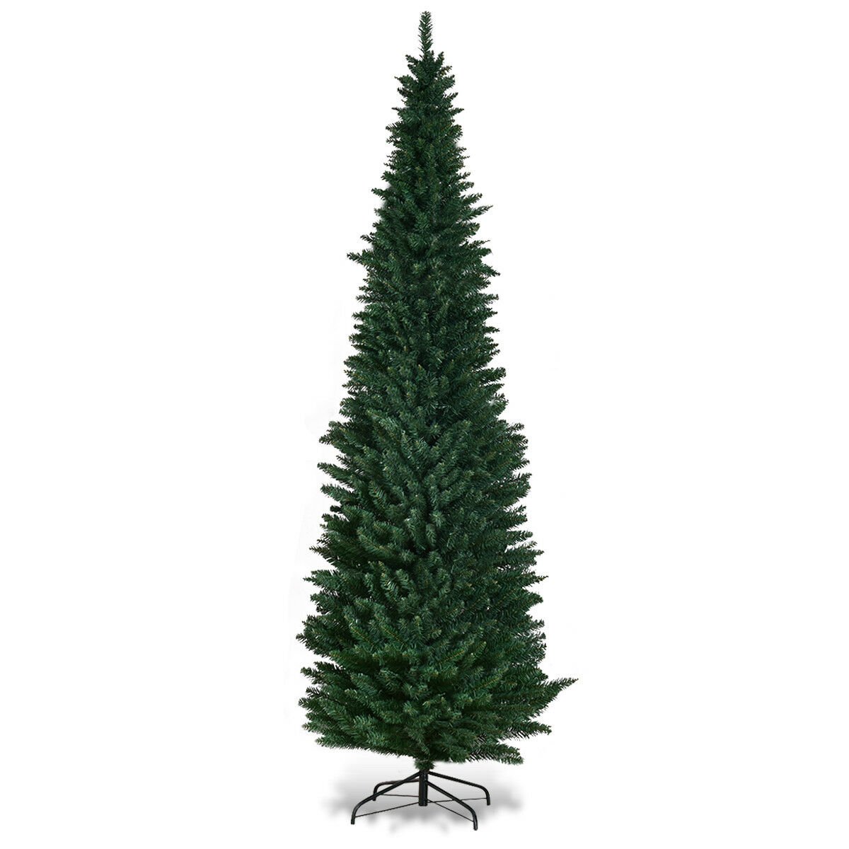 Slim Pencil Christmas Tree with Stand - 8ft - Savings Store