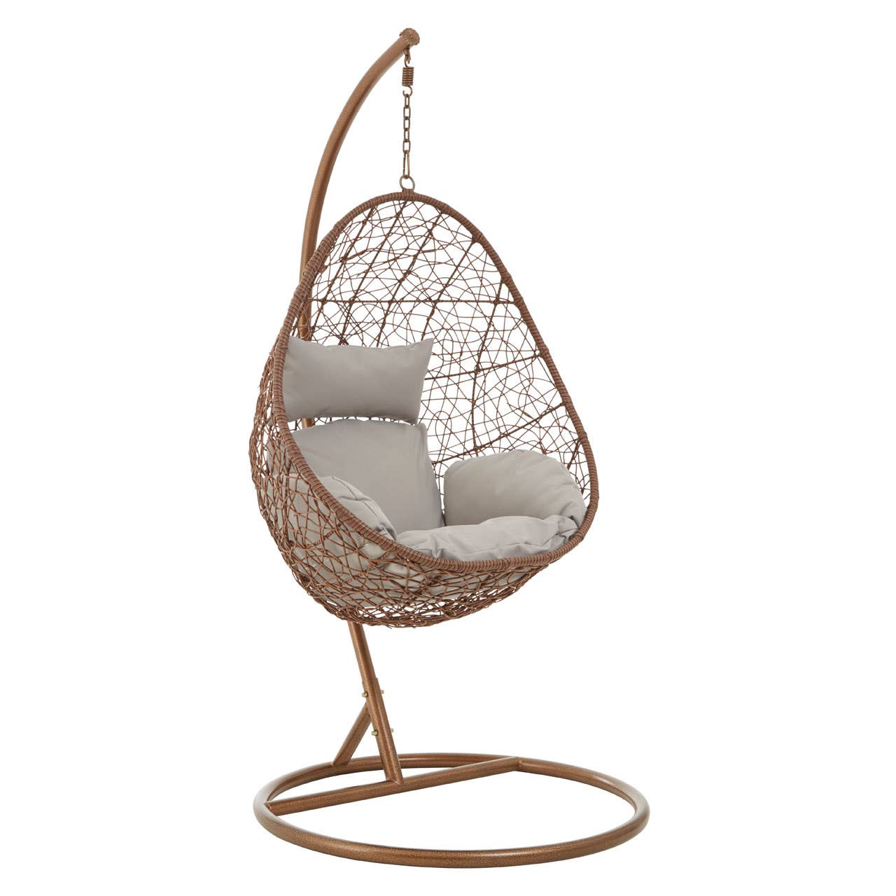NAVAGIO Rattan Hanging Chair - Brown - PH Collection