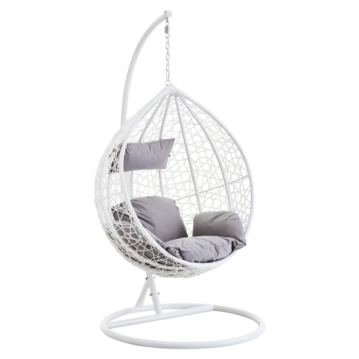 NAVAGIO White Hanging Chair - White - PH Collection