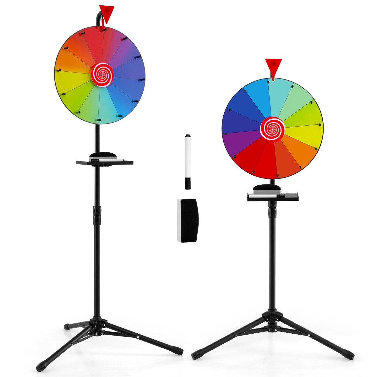 40 cm Prize Wheel with Folding Tripod Floor Stand - Savings Store