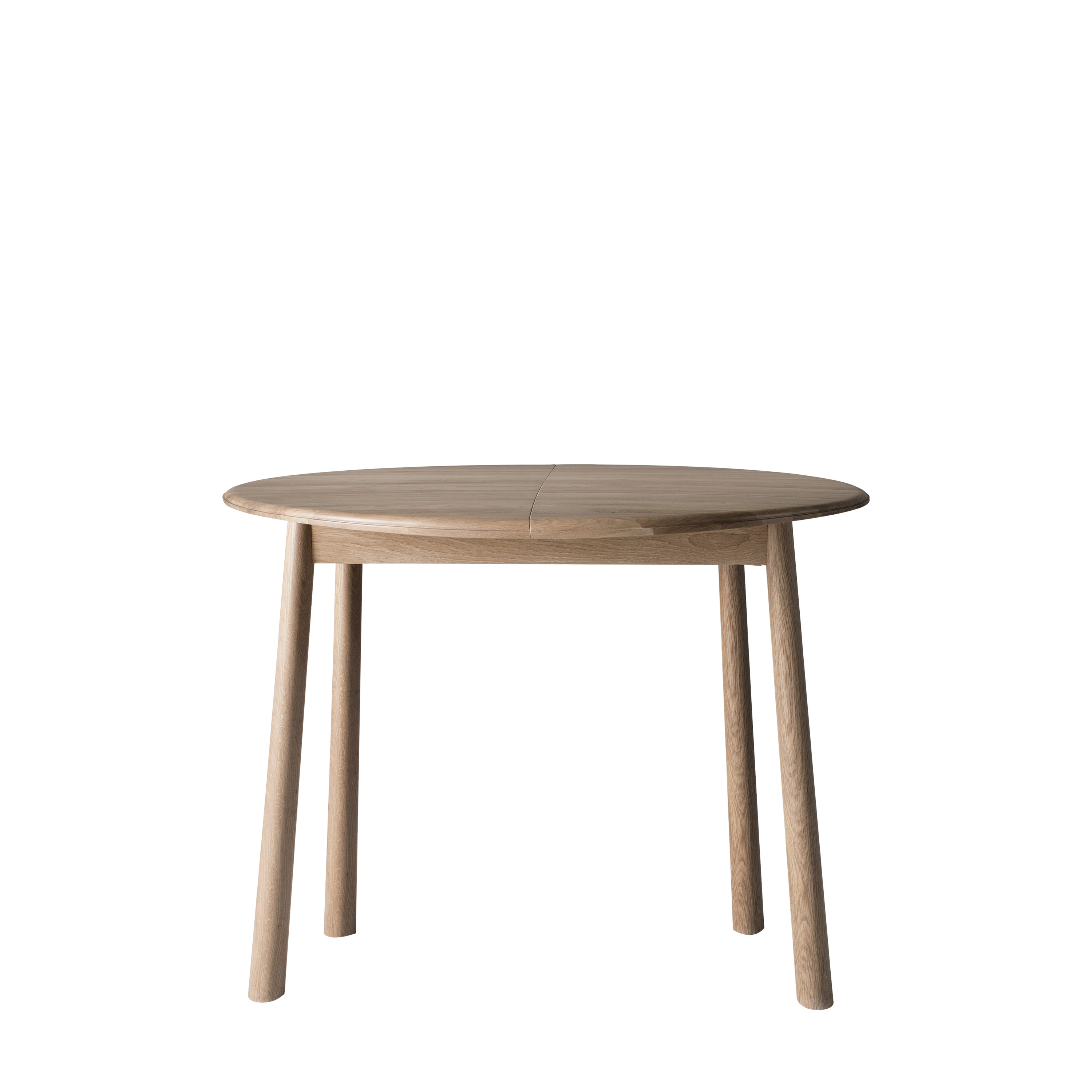 ASHFORD Round Extending Dining Table - Oak - Galvin and Galloway