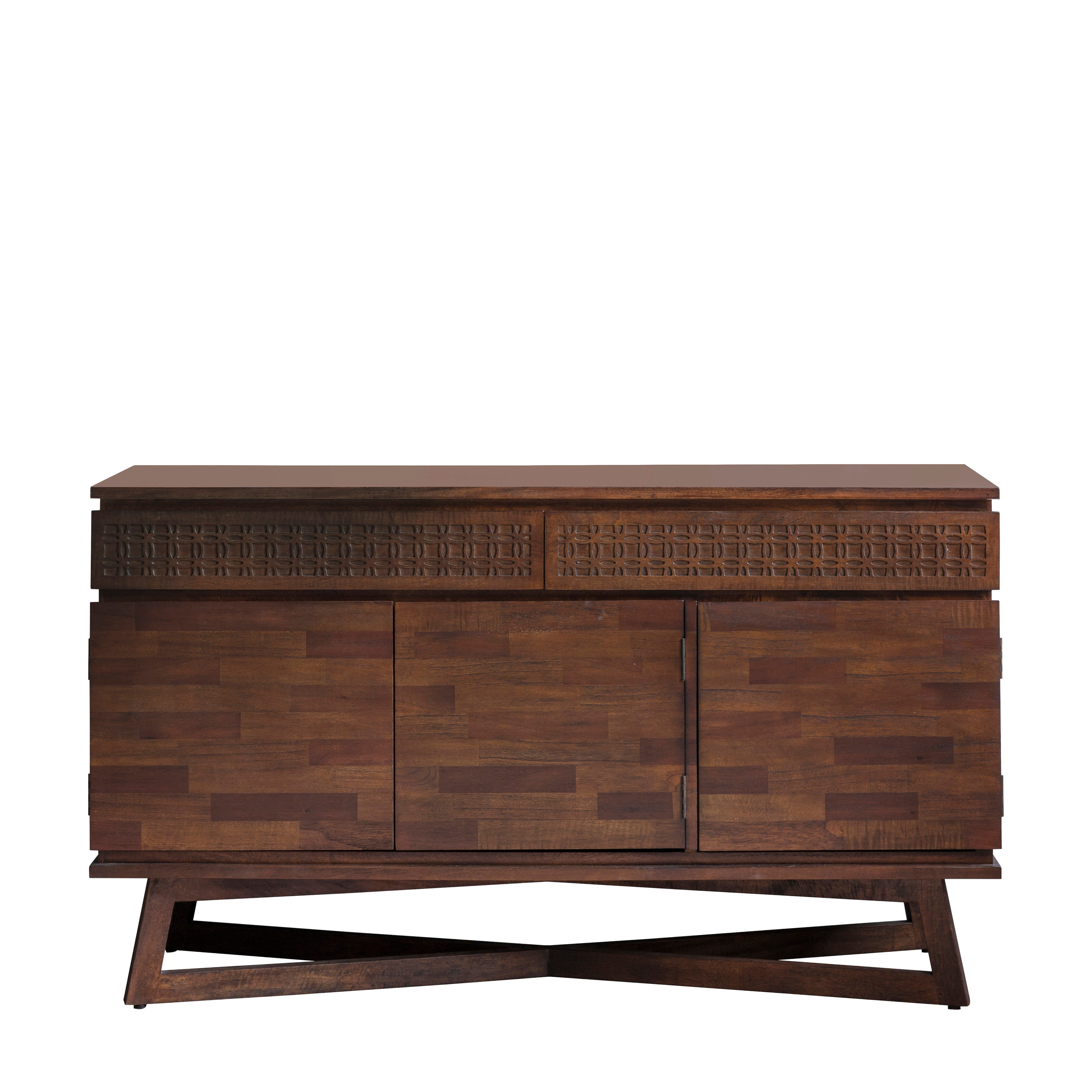 ASHWELL Dark Oak 3 Door 2 Drawer Sideboard - Galvin and Galloway