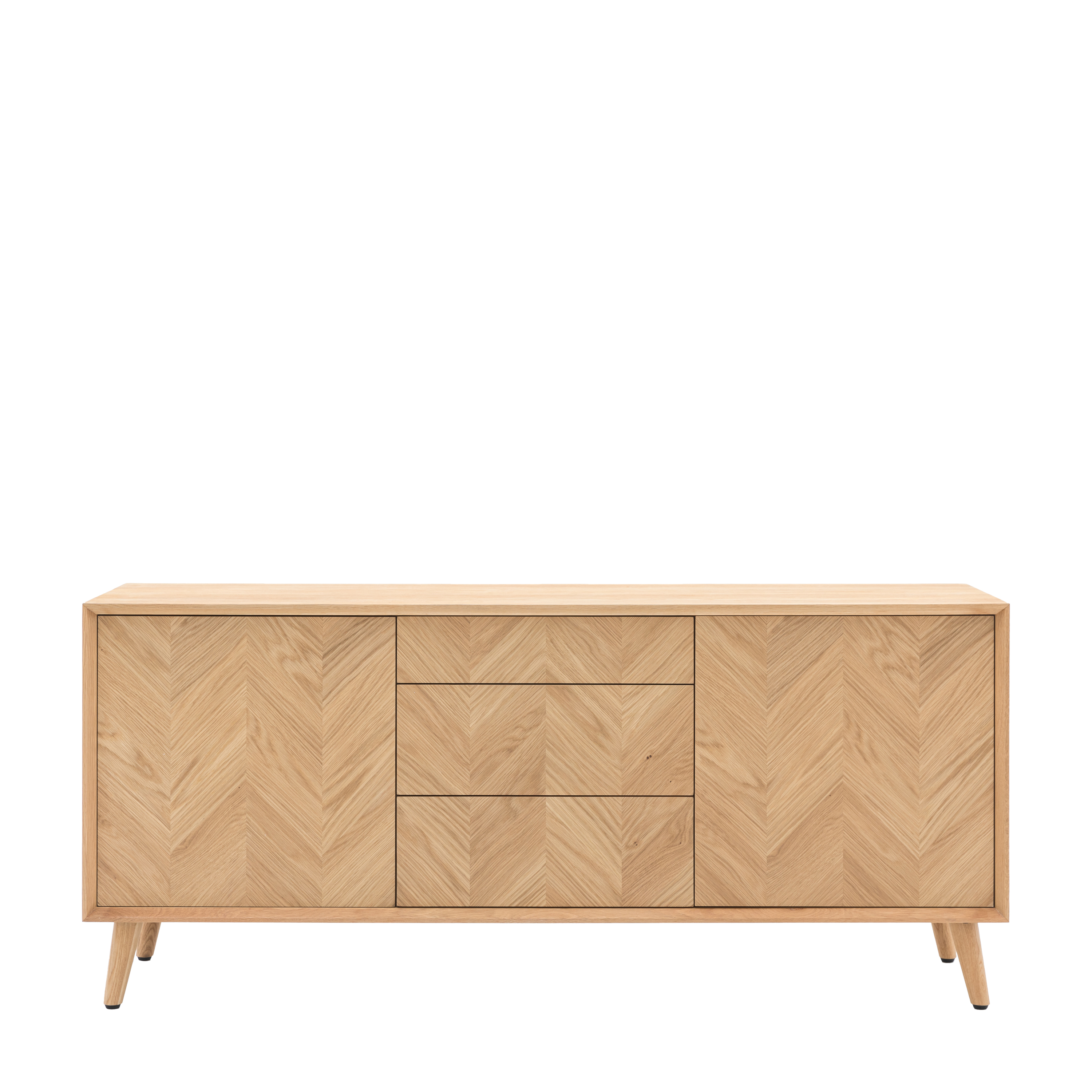 BROOKHAVEN 2 Door 3 Drawer Sideboard - Oak - Galvin and Galloway